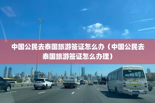 中国公民去泰国旅游签证怎么办（中国公民去泰国旅游签证怎么办理）