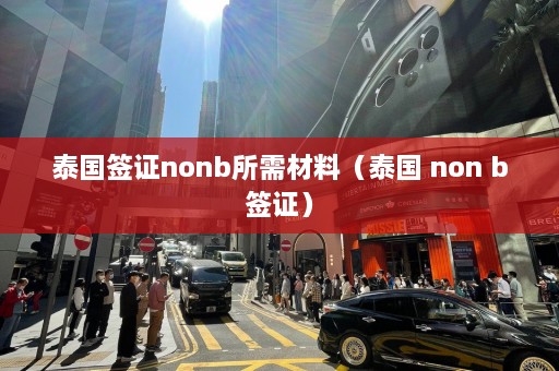 泰国签证nonb所需材料（泰国 non b签证）