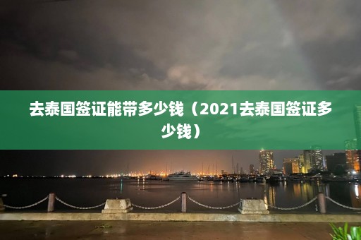 去泰国签证能带多少钱（2021去泰国签证多少钱）