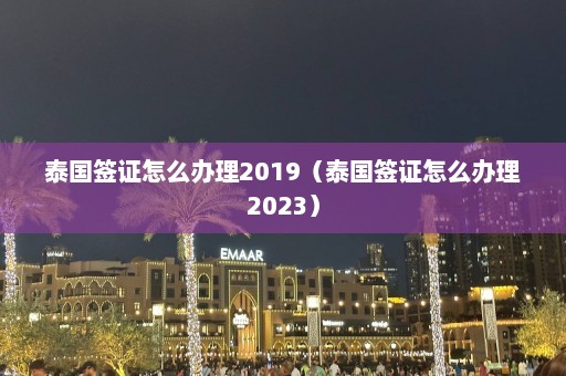 泰国签证怎么办理2019（泰国签证怎么办理2023）