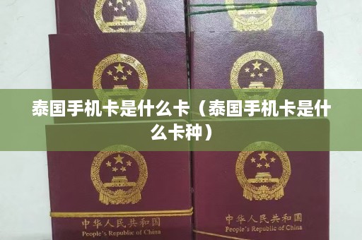 泰国手机卡是什么卡（泰国手机卡是什么卡种）