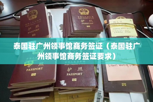 泰国驻广州领事馆商务签证（泰国驻广州领事馆商务签证要求）