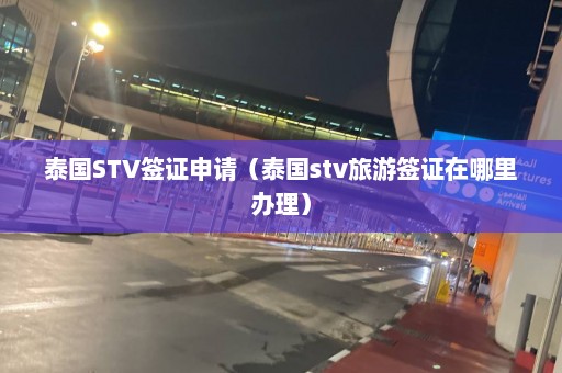 泰国STV签证申请（泰国stv旅游签证在哪里办理）