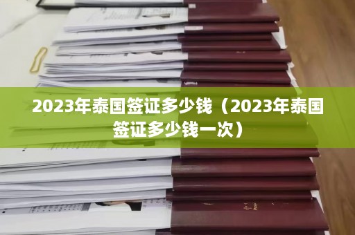 2023年泰国签证多少钱（2023年泰国签证多少钱一次）  第1张