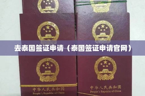 去泰国签证申请（泰国签证申请官网）