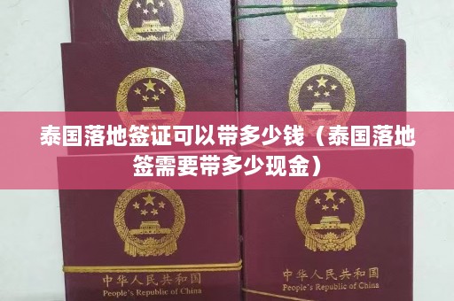 泰国落地签证可以带多少钱（泰国落地签需要带多少现金）  第1张