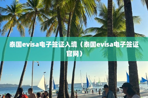 泰国evisa电子签证入境（泰国evisa电子签证官网）