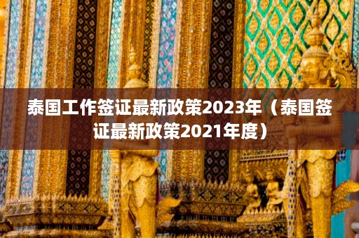 泰国工作签证最新政策2023年（泰国签证最新政策2021年度）