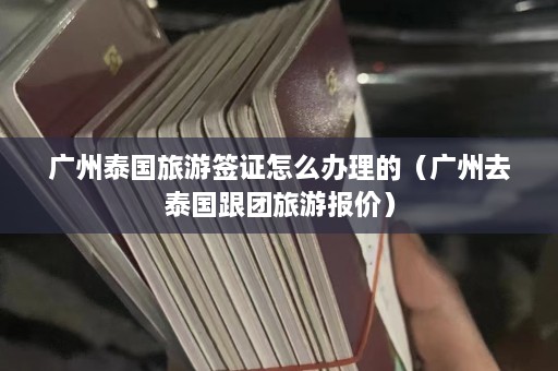 广州泰国旅游签证怎么办理的（广州去泰国跟团旅游报价）