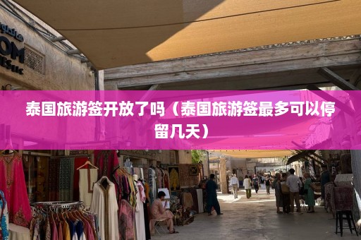 泰国旅游签开放了吗（泰国旅游签最多可以停留几天）