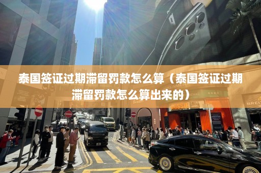 泰国签证过期滞留罚款怎么算（泰国签证过期滞留罚款怎么算出来的）