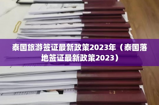 泰国旅游签证最新政策2023年（泰国落地签证最新政策2023）