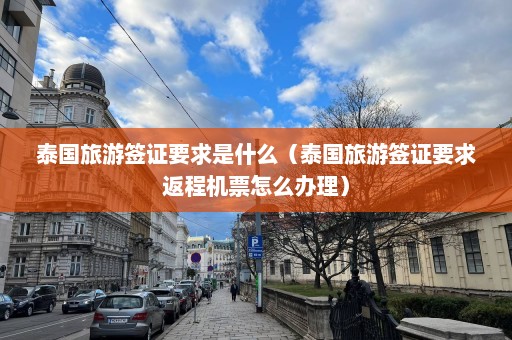 泰国旅游签证要求是什么（泰国旅游签证要求返程机票怎么办理）