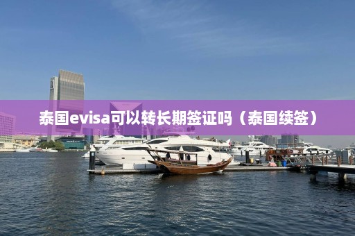 泰国evisa可以转长期签证吗（泰国续签）