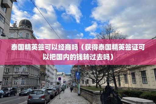 泰国精英签可以经商吗（获得泰国精英签证可以把国内的钱转过去吗）