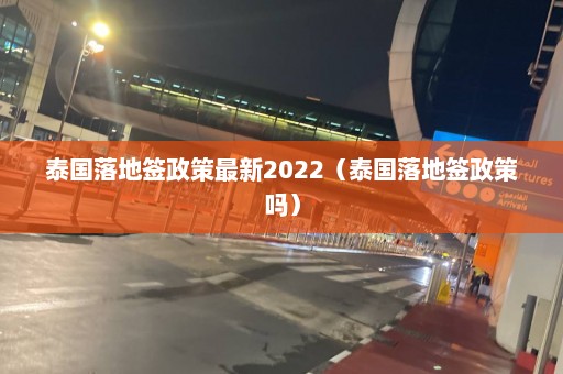 泰国落地签政策最新2022（泰国落地签政策吗）