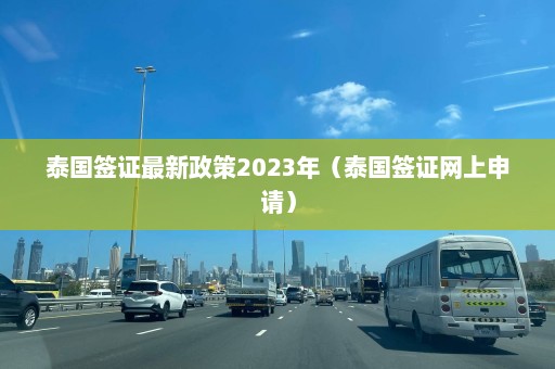 泰国签证最新政策2023年（泰国签证网上申请）