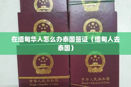 在缅甸华人怎么办泰国签证（缅甸人去泰国）