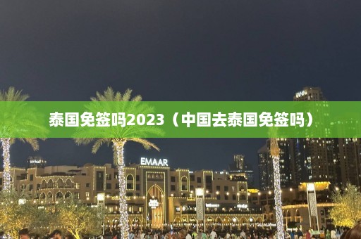 泰国免签吗2023（中国去泰国免签吗）