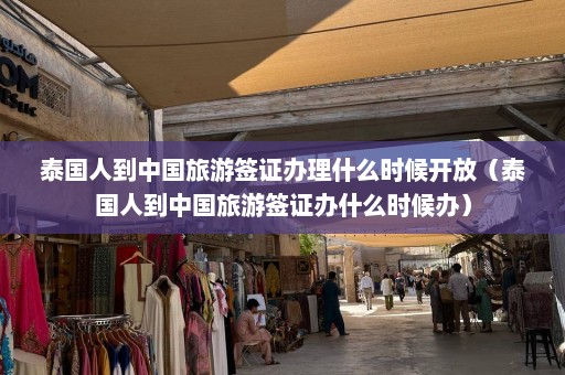 泰国人到中国旅游签证办理什么时候开放（泰国人到中国旅游签证办什么时候办）