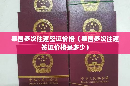 泰国多次往返签证价格（泰国多次往返签证价格是多少）  第1张