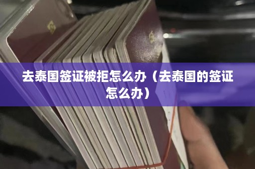 去泰国签证被拒怎么办（去泰国的签证怎么办）