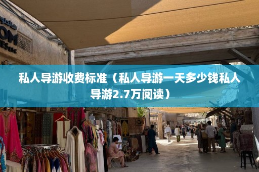 私人导游收费标准（私人导游一天多少钱私人导游2.7万阅读）