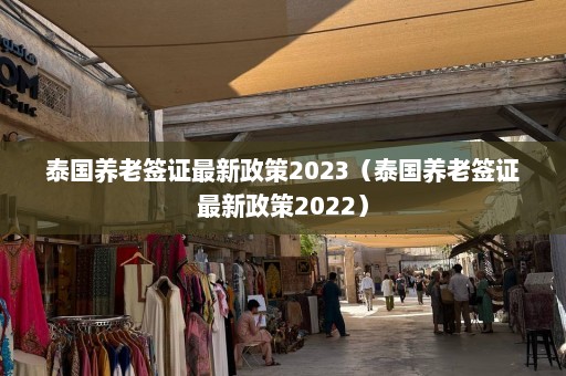 泰国养老签证最新政策2023（泰国养老签证最新政策2022）