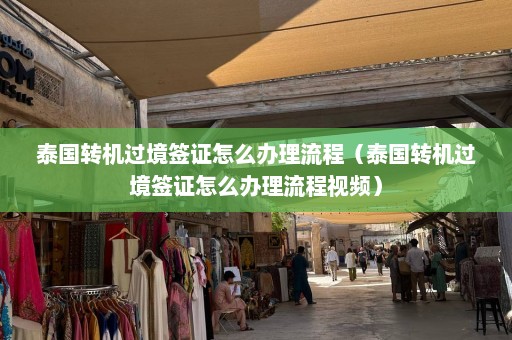 泰国转机过境签证怎么办理流程（泰国转机过境签证怎么办理流程视频）