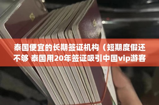 泰国便宜的长期签证机构（短期度假还不够 泰国用20年签证吸引中国vip游客）  第1张