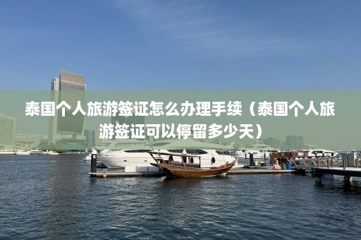 泰国个人旅游签证怎么办理手续（泰国个人旅游签证可以停留多少天）