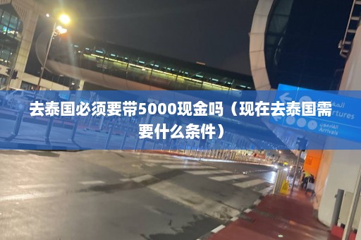 去泰国必须要带5000现金吗（现在去泰国需要什么条件）