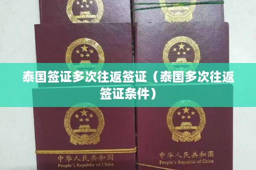 泰国签证多次往返签证（泰国多次往返签证条件）  第1张