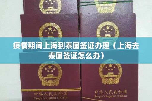 疫情期间上海到泰国签证办理（上海去泰国签证怎么办）  第1张