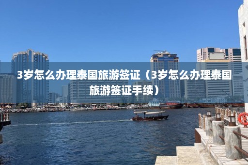 3岁怎么办理泰国旅游签证（3岁怎么办理泰国旅游签证手续）