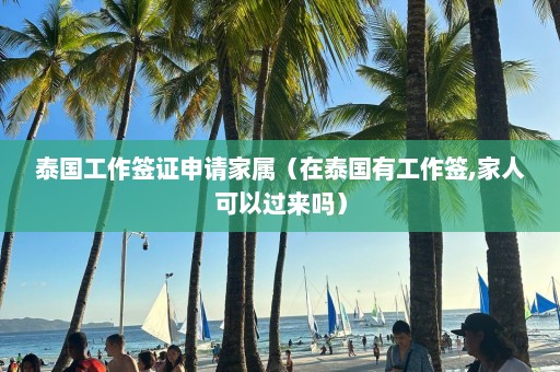 泰国工作签证申请家属（在泰国有工作签,家人可以过来吗）