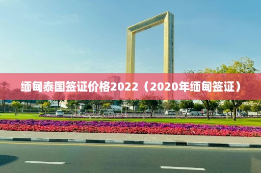 缅甸泰国签证价格2022（2020年缅甸签证）