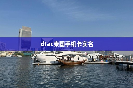 dtac泰国手机卡实名