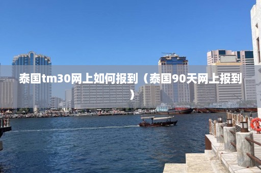 泰国tm30网上如何报到（泰国90天网上报到）