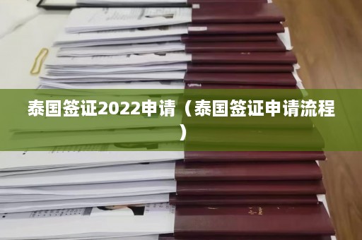 泰国签证2022申请（泰国签证申请流程）