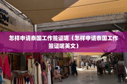 怎样申请泰国工作签证呢（怎样申请泰国工作签证呢英文）