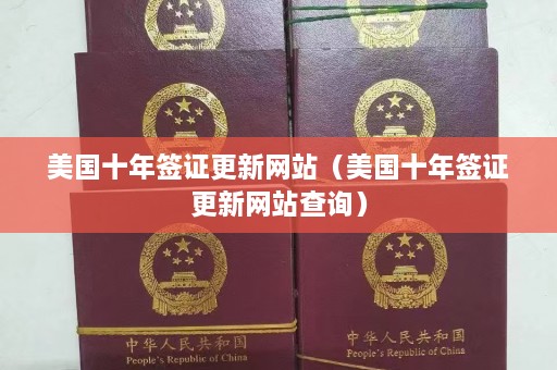 美国十年签证更新网站（美国十年签证更新网站查询）