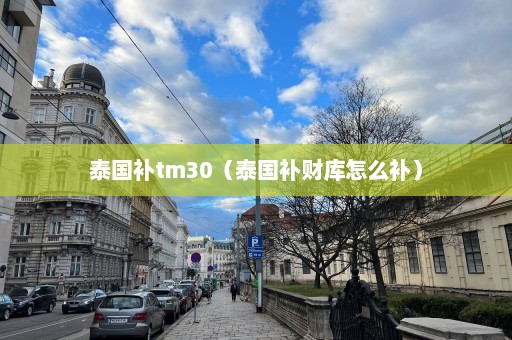 泰国补tm30（泰国补财库怎么补）