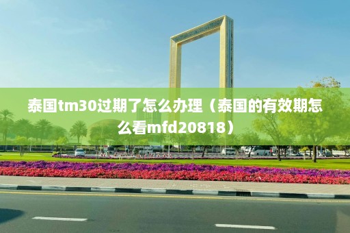 泰国tm30过期了怎么办理（泰国的有效期怎么看mfd20818）