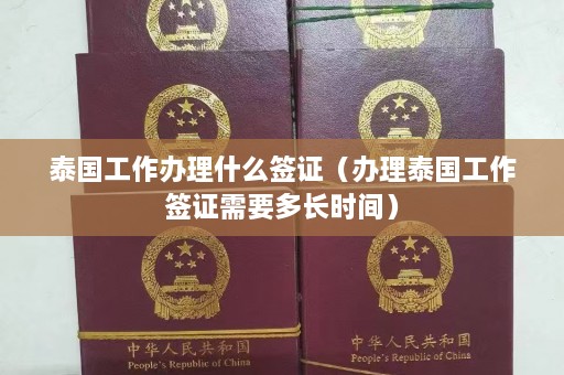 泰国工作办理什么签证（办理泰国工作签证需要多长时间）  第1张