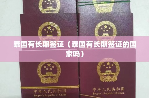 泰国有长期签证（泰国有长期签证的国家吗）