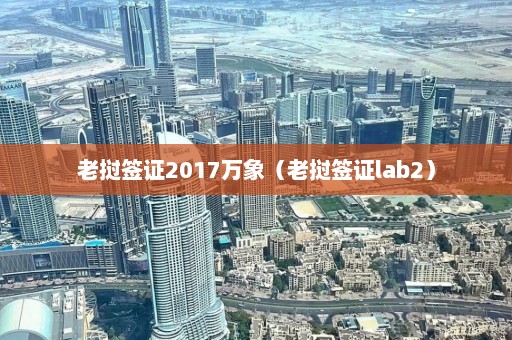 老挝签证2017万象（老挝签证lab2）