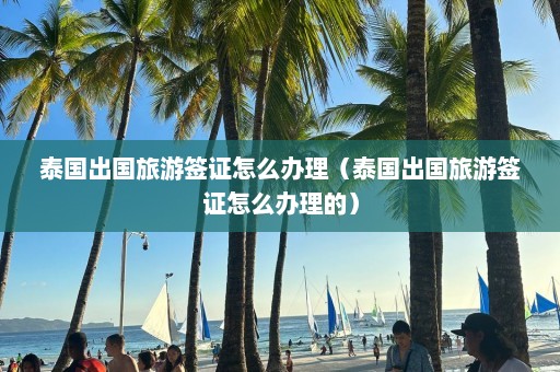 泰国出国旅游签证怎么办理（泰国出国旅游签证怎么办理的）  第1张