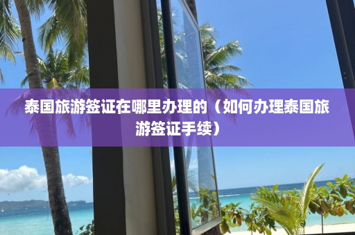 泰国旅游签证在哪里办理的（如何办理泰国旅游签证手续）