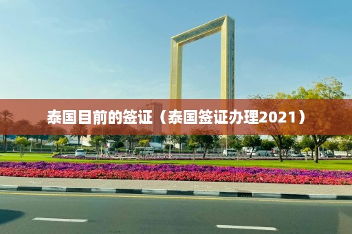 泰国目前的签证（泰国签证办理2021）